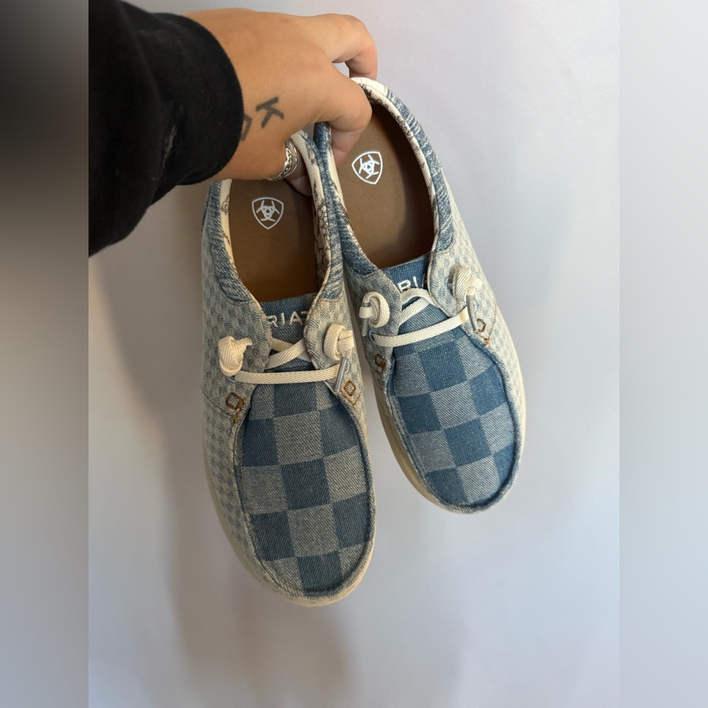 Ariat Blue and White Women's Shoes